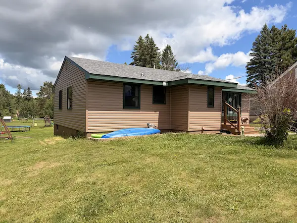 finished siding installation on a residential exterior