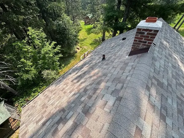 roof inspection on a shingle roof